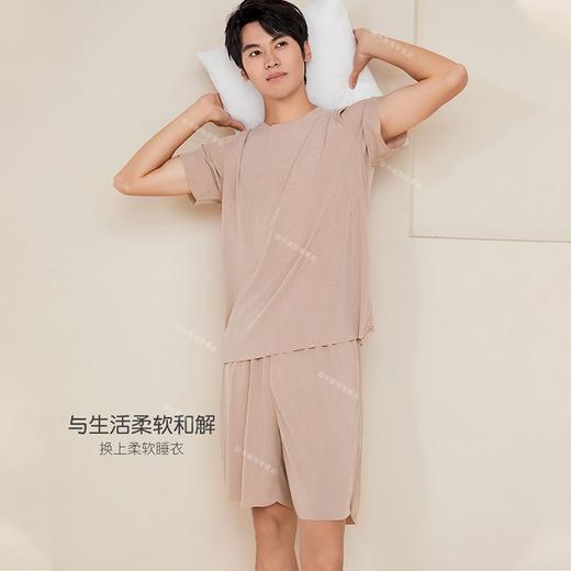 尾货清仓！加入购物车，第二套0元（单拍不发！）【买一送一 cade konty情侣冰丝家居服】男女款任选两套   多个颜色多个尺码可选 商品图5