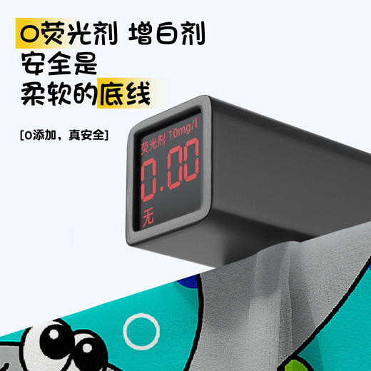 儿童浴巾宝宝洗澡吸水斗篷浴袍卡通活性印花超细纤维浴袍连帽披风 商品图2