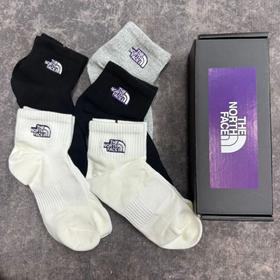 紫标机能系列独家发售 男女情侣款高端夏季短袜礼盒装  一盒五双