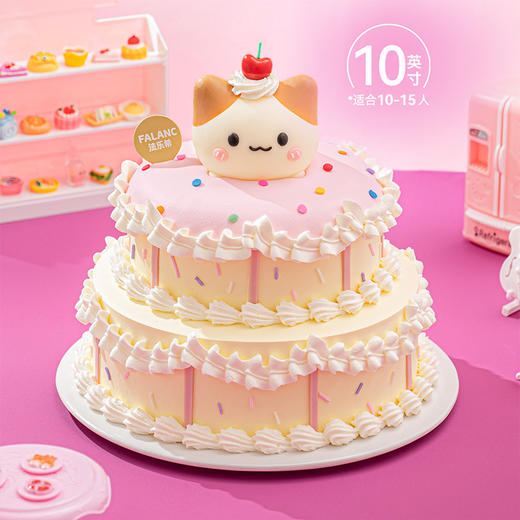 甜心喵喵0卡糖动物奶油蛋糕  | FALANC CAKE 商品图5