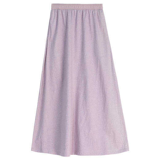 牧衣游棉混纺半身裙轻薄柔软舒适百搭半裙 小院幽 商品图4