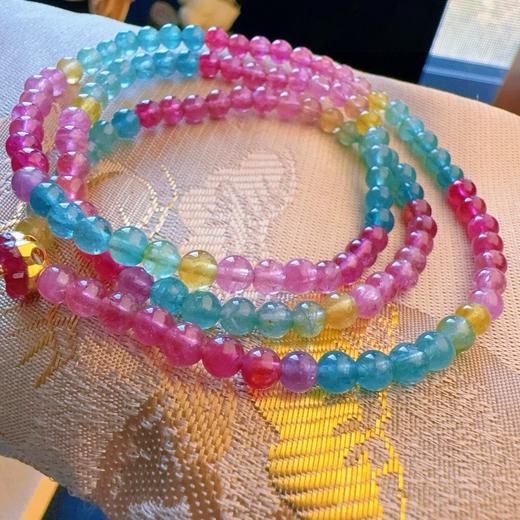 4.7mm多圈荧光碧玺手串 商品图4