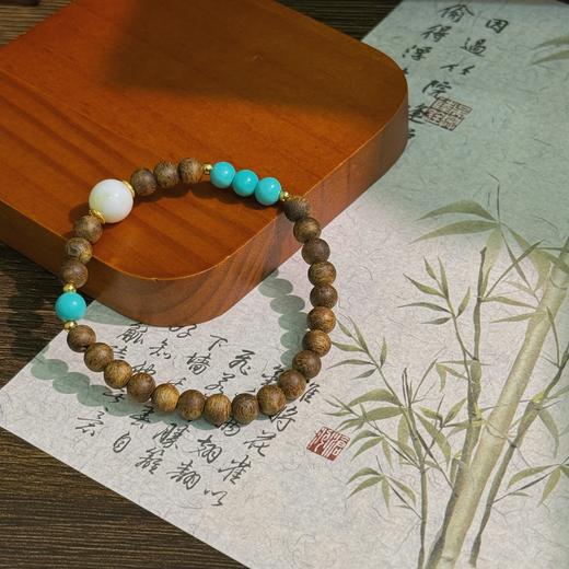 【沉香溯源】沉香菱镁矿光珠手串 BCCSDIY344（特殊商品请在收货之后48小时内申请退换货，过期不予处理！！！） 商品图2