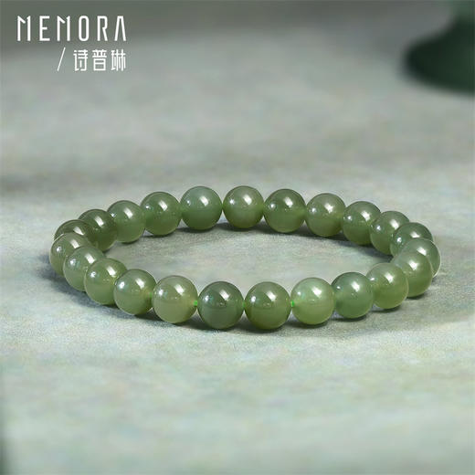 和田玉手链 中国风叠戴玉手串手链DIY搭配串珠女士礼物MEMORA诗普琳NB005001、NB007102、NB007101 商品图5