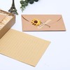 创意信纸信封套装 写信的信纸手写留言小卡片节日贺卡情人节表白干花信笺纸复古牛皮纸 随机1套 商品缩略图6