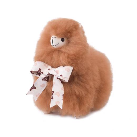 【订单实付低于299元，不发货】温暖驼 20厘米羊驼毛绒玩偶-驼色  6972796112615-F . 商品图0