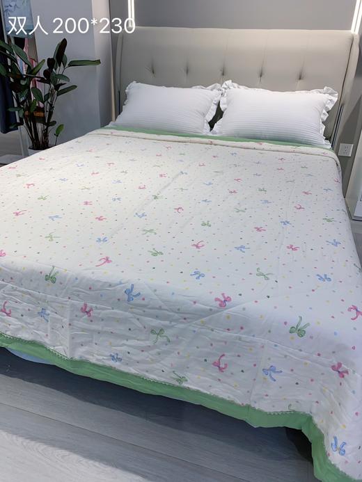 松植屋全棉纱布空调被双层纱布棉花夏被 200*230cm精选新疆长绒棉夏季薄款被子 商品图4
