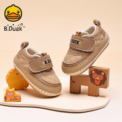 B.Duck小黄鸭童鞋春秋步前鞋12-18 B3686935 商品图2
