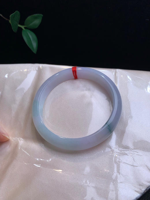 620534，61大圈口正圈，绿底飘花，底子干净清爽 润润的 商品图4