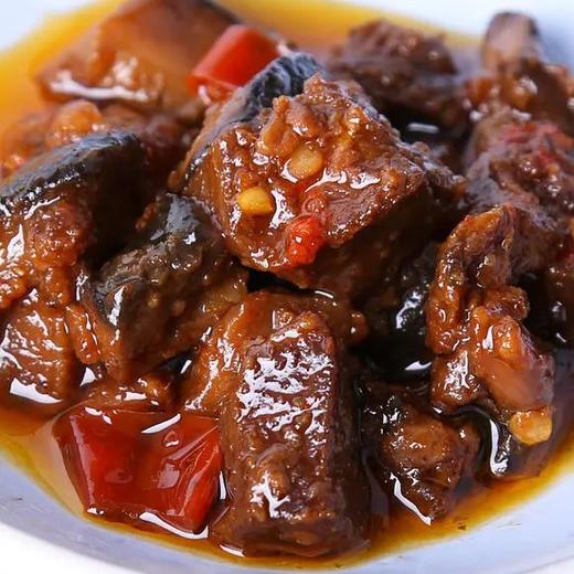 39.9秒杀2瓶七香姐鲜牛肉野菌酱70%大块牛肉5种山珍暴击铸铁锅慢熬8小时开罐即食鲜到配料干净基地直邮 商品图5