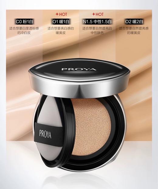 珀莱雅恒耀雾瘾气垫粉底液 （01/02/n1）14g 商品图0