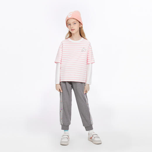 女童圆领长袖针织衫秋季新款安奈儿童装EG531613 商品图5