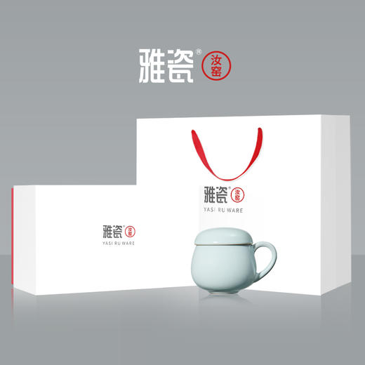 汝窑同心杯  办公杯 商品图9