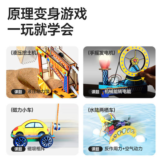 狐小科科学实验儿童手工玩具实验物理幼儿园小学diy材料生日礼物 商品图5