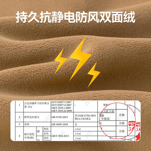 【新品】【抗静电】嘟嘟家儿童双面绒外套秋款宝宝连帽衫女童秋装男童保暖童装 商品图2