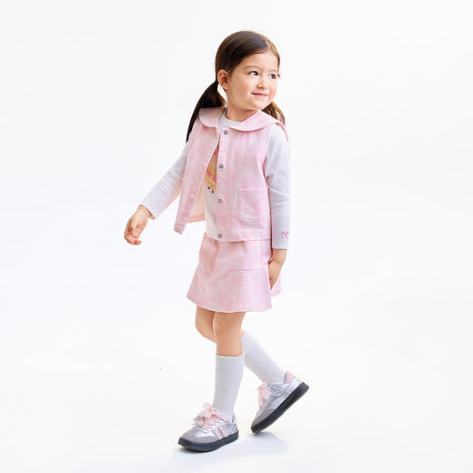 【实体店同款】女童翻领马夹秋季新款安奈儿童装XG532117 商品图5