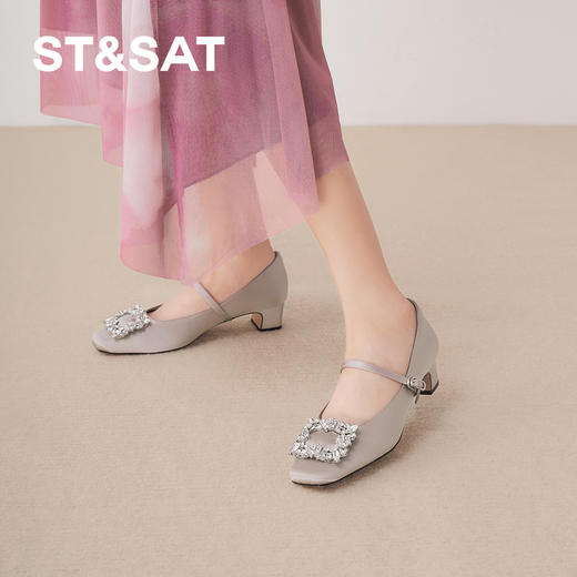 星期六优雅绸缎银河扣玛丽珍SSD3111069 商品图6