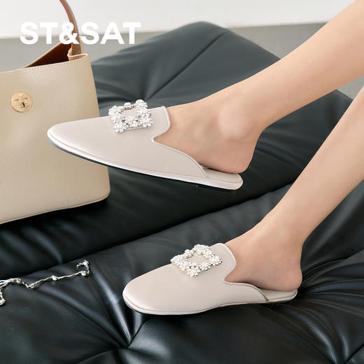 【微醺系列】星期六时尚百搭精致穆勒拖 商品图3