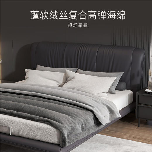 顾家家居整装 意式极简 皮艺软床KZ.B1097PF3 黛丽 商品图3