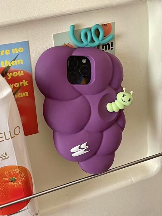 CryingCenter 巨峰葡萄水果虫果园硅胶手机壳 哭喊中心 商品图6