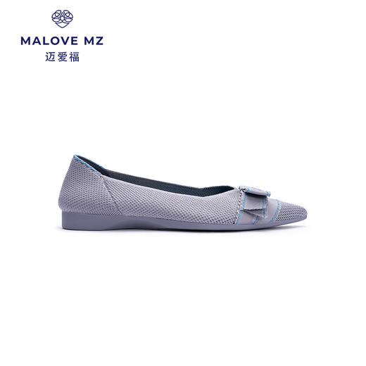 王妃MALOVE MZ法式优雅24P20-5/BT157A浅口尖头蝴蝶结单鞋女 商品图0