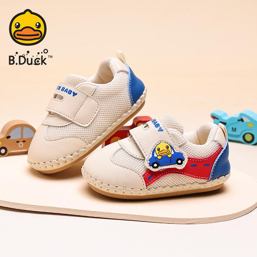 B.Duck小黄鸭童鞋春秋步前鞋12-18 B3686936 商品图3