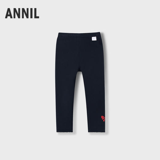【实体店同款】女童全腰针织打底裤秋季新款安奈儿童装TG536565 商品图1