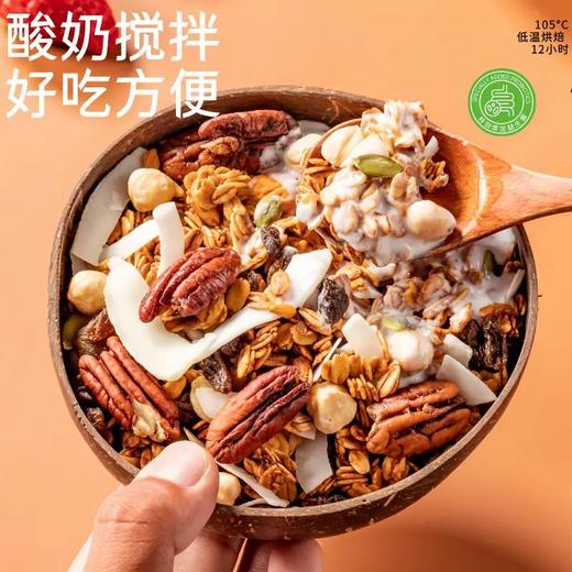 红茶无花果榛子黑巧坚果燕麦片 谷物代餐饱腹早餐高膳食营养代餐 商品图5