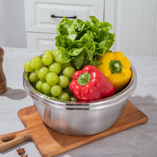 【400积分+69元】康巴赫 切削功能不锈钢盆筛 4件套 盆盆相套节省空间 商品图12