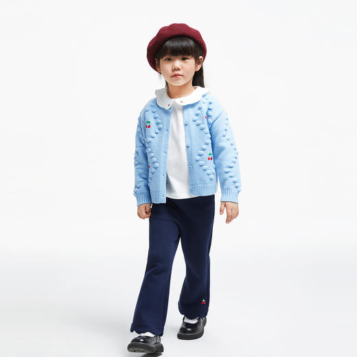 【实体店同款】女童针织开衫秋季新款安奈儿童装TG534619 商品图5