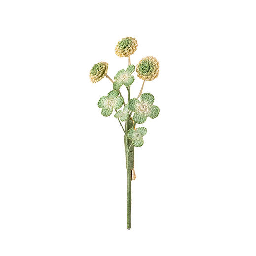 【林栖设计小店】【手工钩花】四叶草胸针原创设计感2025秋季新款配饰女2953309 商品图4