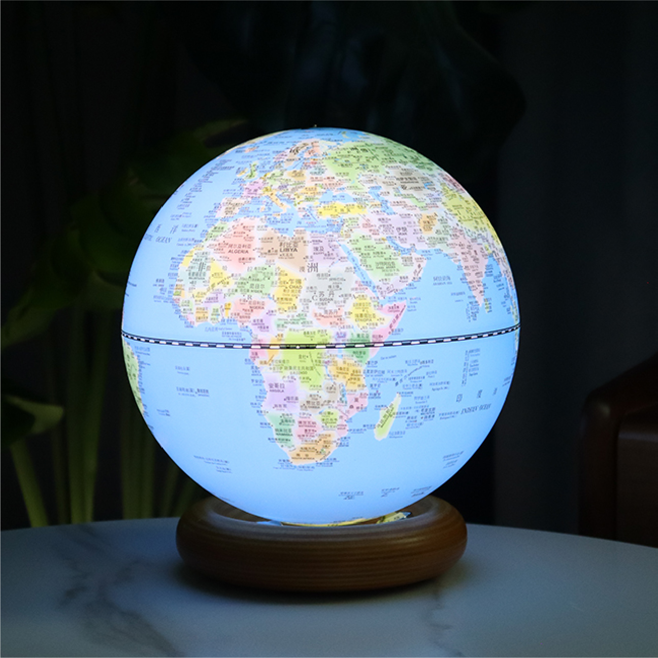 趣味滚珠卫星海沟地球仪（13cm、20cm）