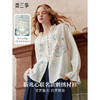 两三事 兔子茶话会 2025秋季新款甜美兔子刺绣绑带长袖衬衫女宽松 商品缩略图0