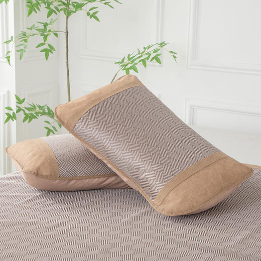 艾草驱蚊冰丝席三件套（150×195cm  ） 商品图2