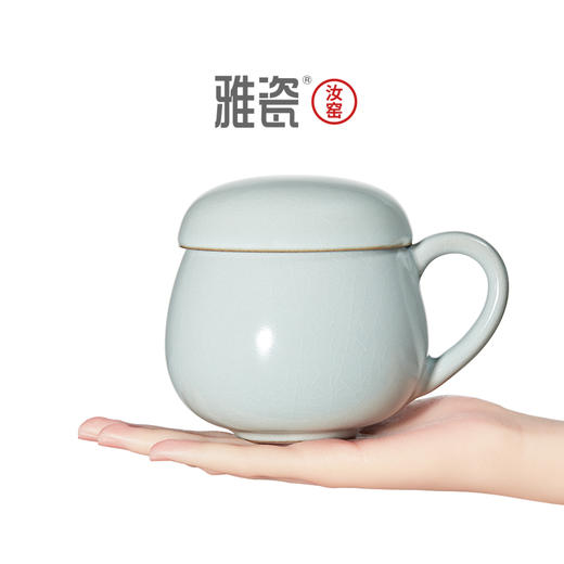 汝窑同心杯  办公杯 商品图7