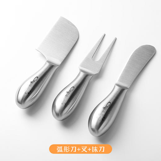 【圆润边缘，多种用途~】黄油刀涂抹刀 涂面包吐司抹酱 迷你牛油奶酪果酱刀 不锈礼品-QA 商品图13