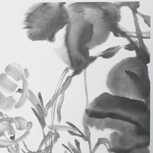 陈太一《牵牛花》国画原作33CM*33CM 手绘宣纸花鸟作品 商品图3