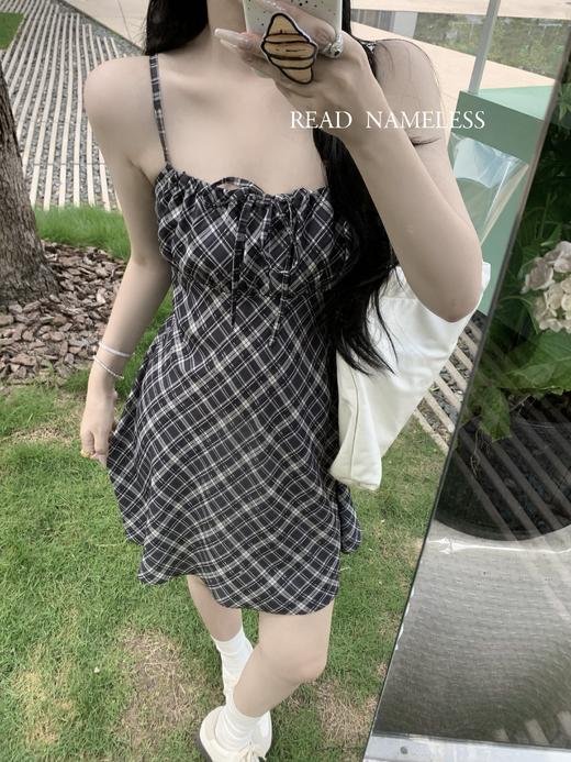 Read Nameless/韩国同款超薄格子吊带裙 2025/7/19 商品图11