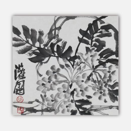 陈太一《凌霄花》国画原作33CM*33CM 手绘宣纸花鸟作品 商品图0