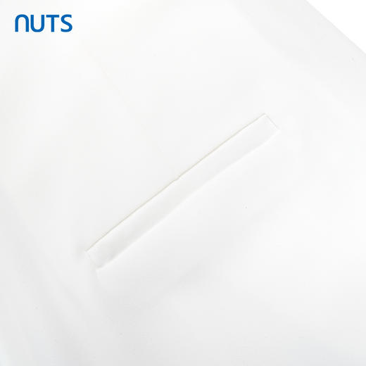 NUTS商场同款夏季白色简约高腰显瘦阔腿休闲长裤女423072238 商品图3