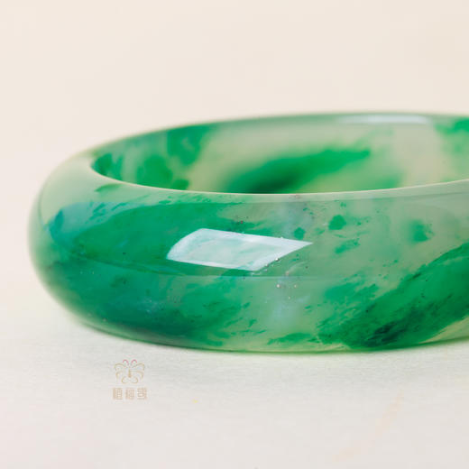 【绿了江南】独龙玉宽版手镯   ZX2507125 商品图5