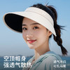 夏季新款防晒帽黑胶遮阳防紫外线户外透气大帽檐空顶可折叠XMZ292 商品缩略图2