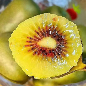 四川蒲江红心猕猴桃浓浓的汁水，甜爆了!