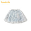 巴拉巴拉童装女童短裙公主印花网纱裙秋季蓬蓬裙甜美洋气儿童裙子 商品缩略图2