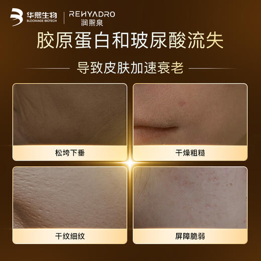 【尾货清仓】华熙生物润熙泉奢润淡纹黄金胶原面霜50g（效期27年1月）促生胶原改善松垮下垂皱纹干瘪 商品图1