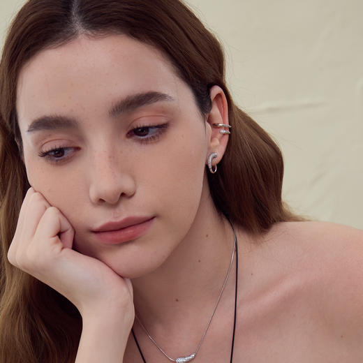 ARSIS｜流光系列 流光双层耳骨夹单只 商品图4