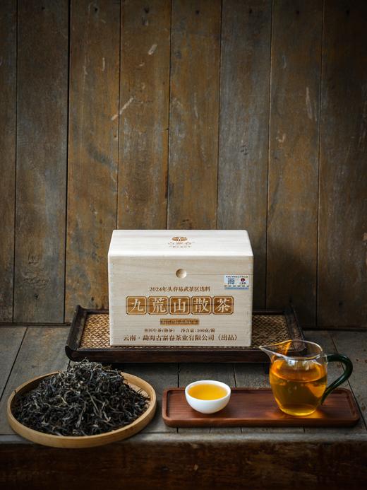 【积分兑换价：180元+200积分】【九荒山散茶】2024年头春古树，独特的山丫果香让人留恋往返 野香清扬独特，易武密林才有的细腻，极力推荐给店铺老粉丝，不能错过的好茶，300克/箱 商品图1