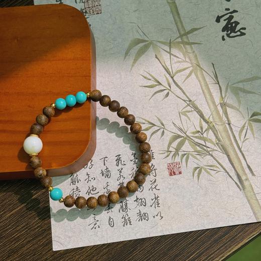 【沉香溯源】沉香菱镁矿光珠手串 BCCSDIY344（特殊商品请在收货之后48小时内申请退换货，过期不予处理！！！） 商品图1