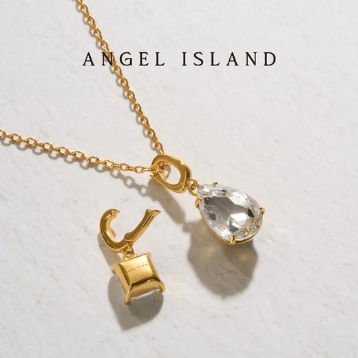 ANGEL ISLAND 「清晨雨露」水钻锆石吊坠可拆卸项链 商品图2