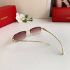 夏季特惠💰210 卡地亚 新款街拍太阳镜 无框时尚男女款墨镜 商品缩略图7